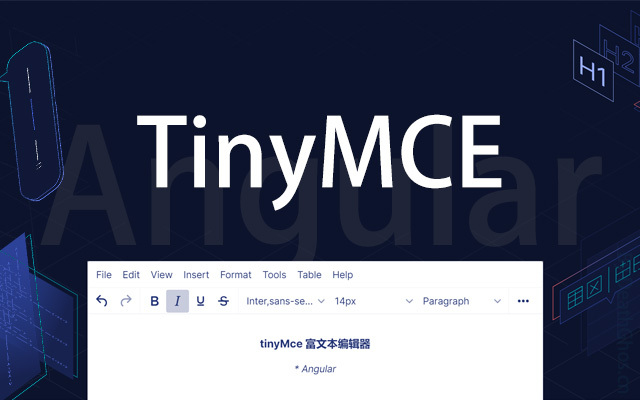 Angular6.x安装配置本地加载汉化版TinyMCE  Angular集成配置HTML富文本编辑器方法 - 来源：孙志锋的个人网站（个人博客）- deathghost.cn